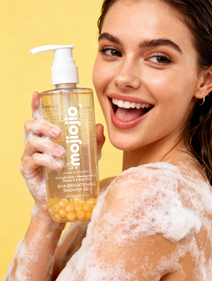 mojiojio Beauty Mango & Coconut BHA Brightening Shower Gel 300ml