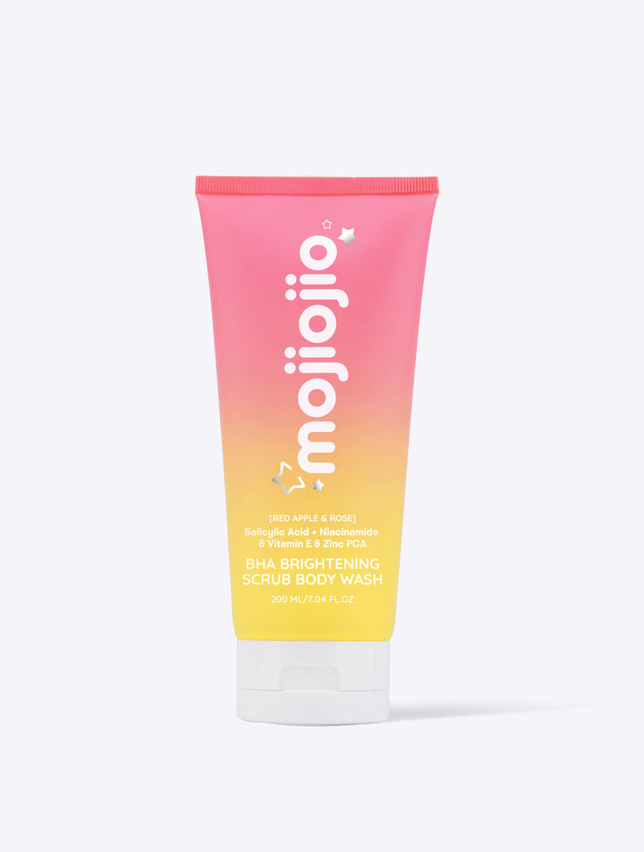 mojiojio Beauty Red Apple & Rose BHA Brightening Scrub Body Wash 220g