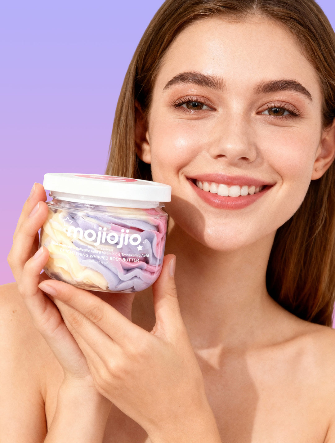 mojiojio Beauty Red Apple&Rose Brightening Whipped Body Butter 200g