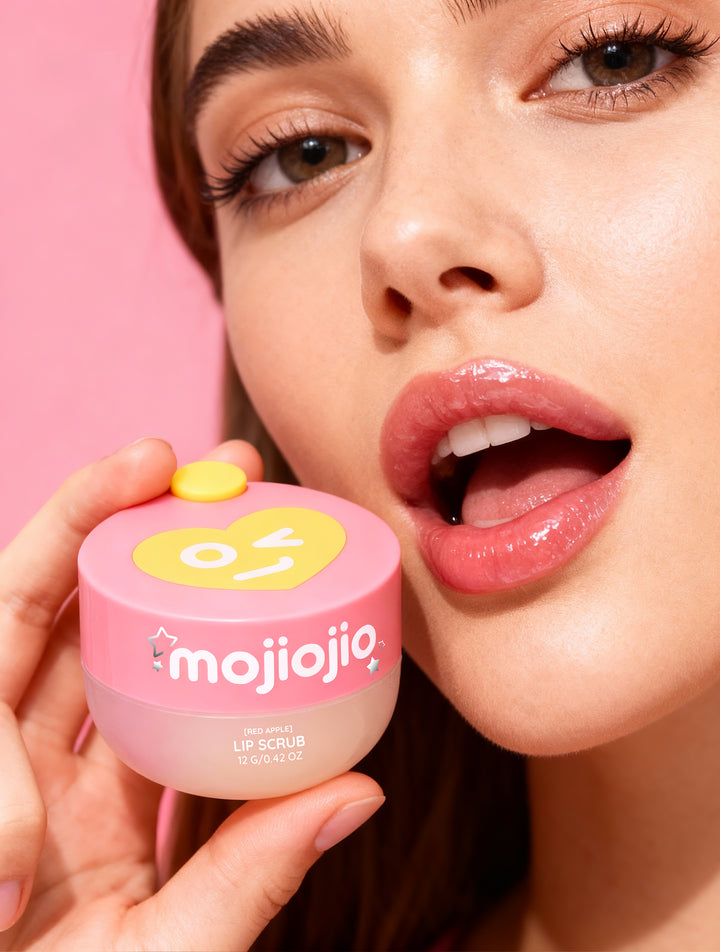 mojiojio Beauty Red Apple & Rose Lip Scrub 12g
