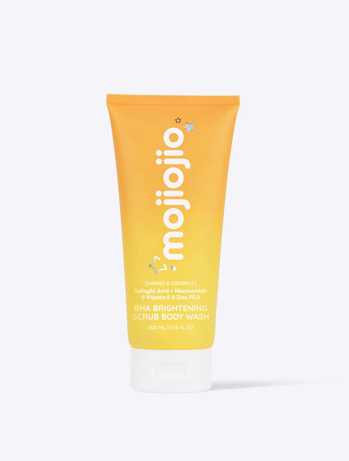 mojiojio Beauty Mango & Coconut BHA Brightening Scrub Body Wash 220g
