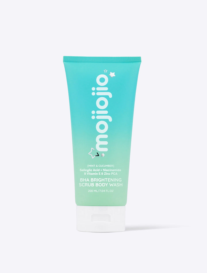 mojiojio Beauty Mint & Cucumber BHA Brightening Scrub Body Wash 220g