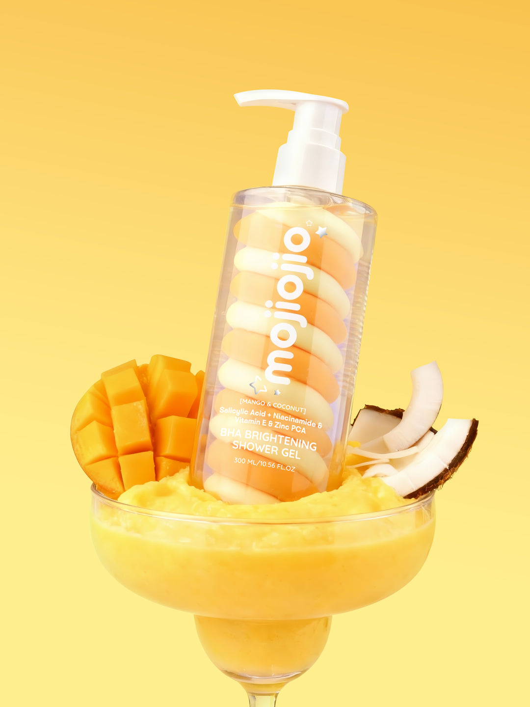 mojiojio Beauty Mango & Coconut Brightening Body Lotion 300ml
