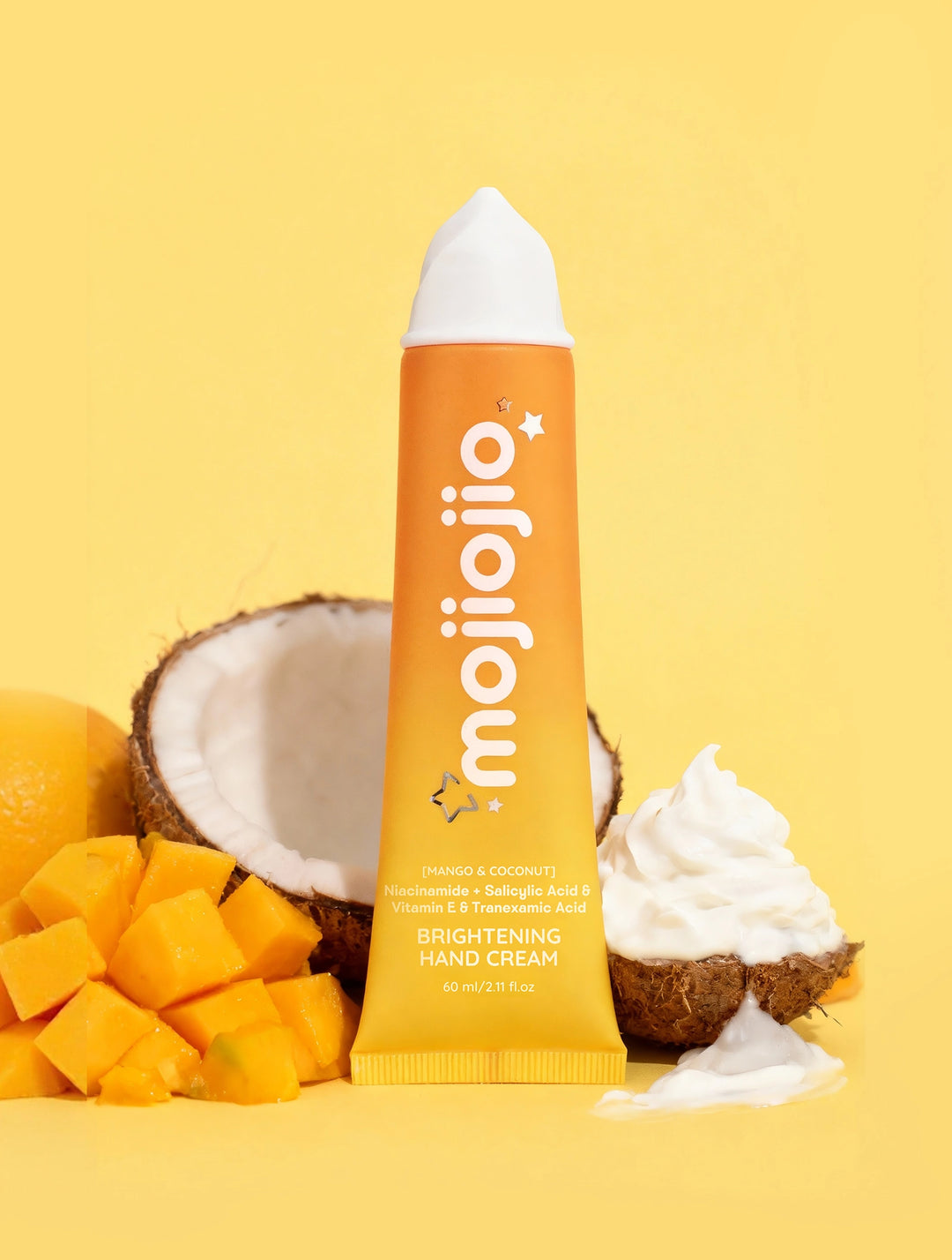 mojiojio Beauty Mango & Coconut Brightening Hand Cream 60ml