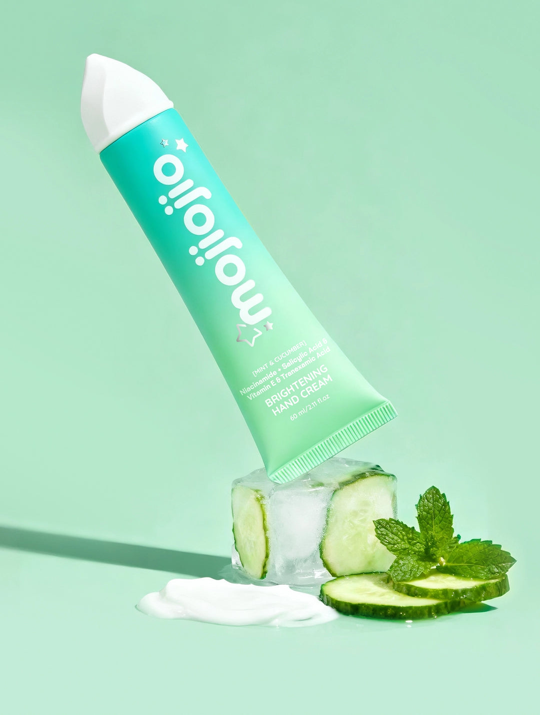 mojiojio Beauty Mint & Cucumber Brightening Hand Cream 60ml